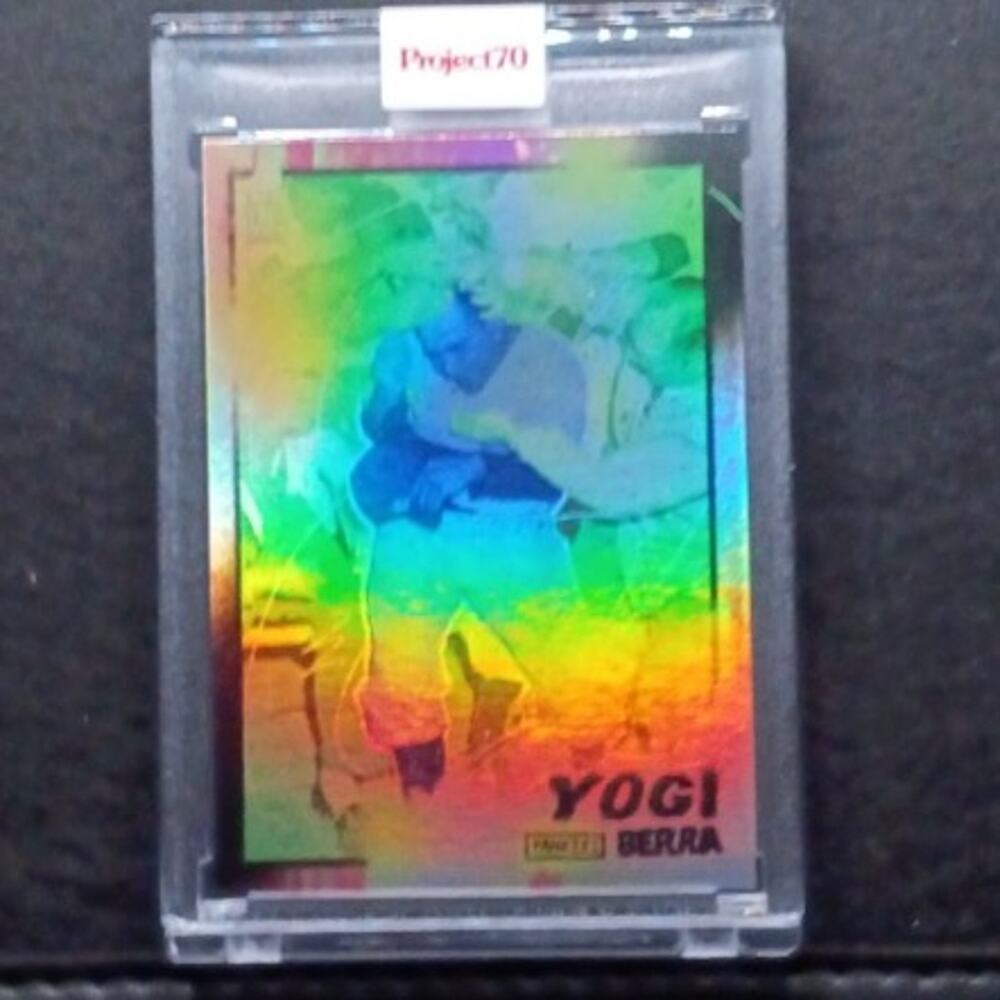 Topps Project 70 Rainbow Foil Card 844 65/70 Yogi Berra by New York Nico